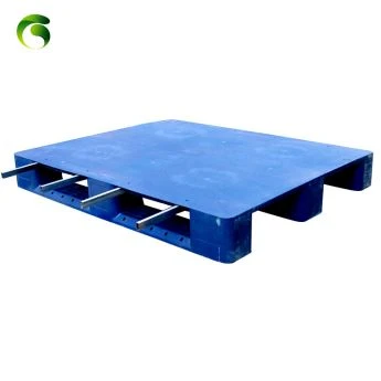 Pallet in plastica rinforzata con tubo in acciaio HDPE