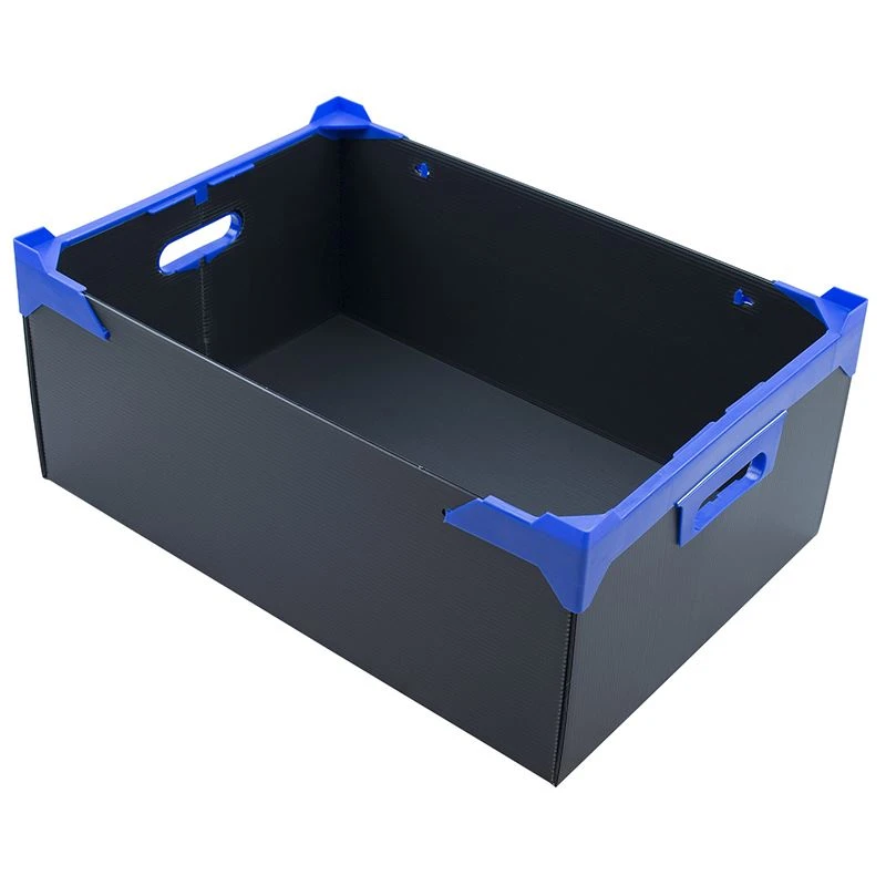 Qual è il materiale della scatola di turnover in cartone ondulato anti-static...